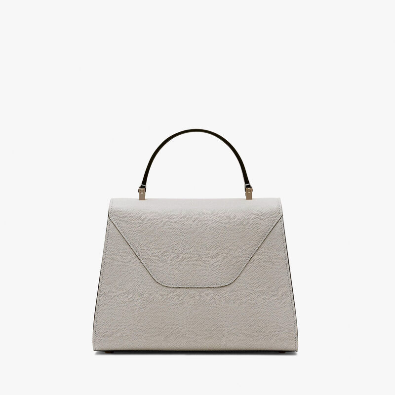 Iside Top handle medium bag - Ash Grey - Millepunte calf leather - Valextra - 6