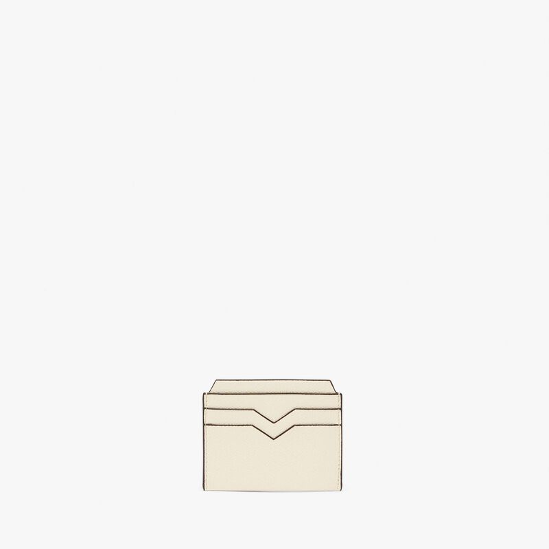 4CC Card Case - Pergamena White - Millepunte calf leather - Valextra - 1