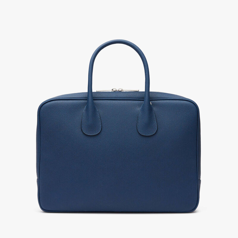 MyLogo Laptop Bag - Sapphire Blue - Millepunte calf leather - Valextra - 5