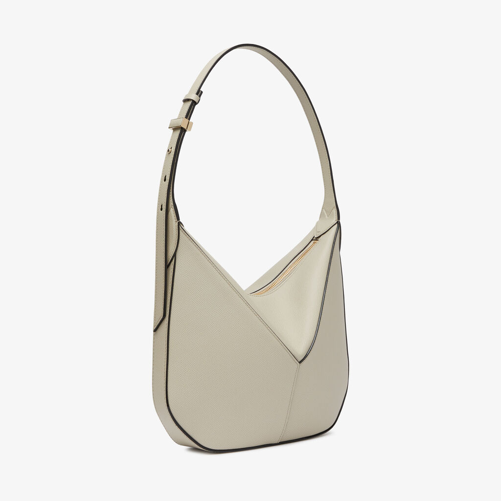 Vivi Hobo Mini Bag -  - Vitello Millepunte Soft - Valextra - 3