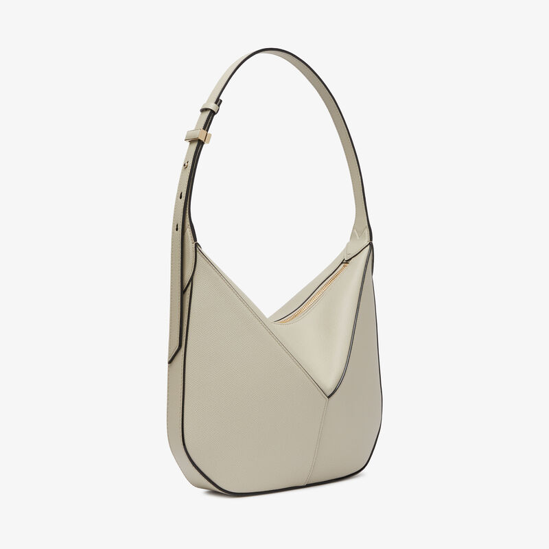 Vivi Hobo Mini Bag -  - Vitello Millepunte Soft - Valextra - 3