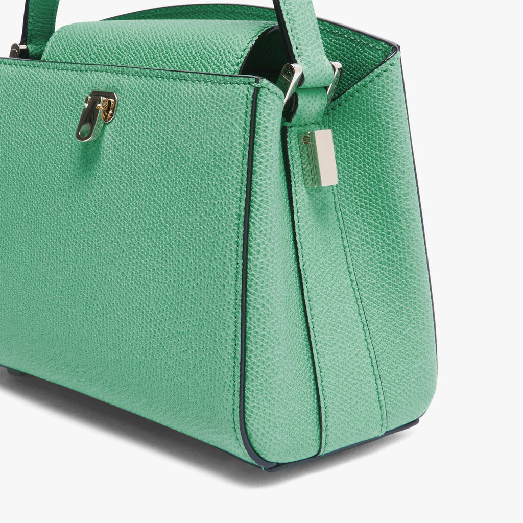 Borsa a tracolla Brera Micro - Verde LatteMenta - Vitello VS - Valextra - 4