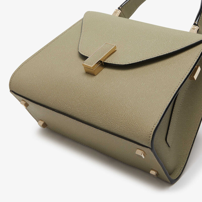 Iside Top handle mini bag - Tundra Green - Millepunte calf leather - Valextra - 5