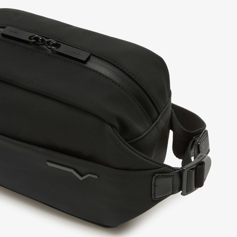Assoluto Bum Bag - Black - Econyl - Rigenerated nylon fiber - Valextra - 4