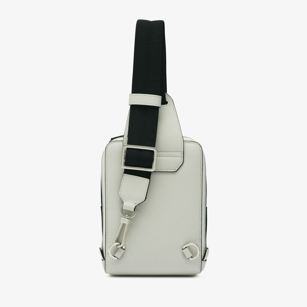 V-line One Shoulder Mini Backpack - Off White - Vitello VS - Valextra - 6