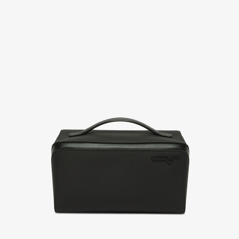 V-Line Assoluto Wash Bag - Black - Nylon - Valextra - 1