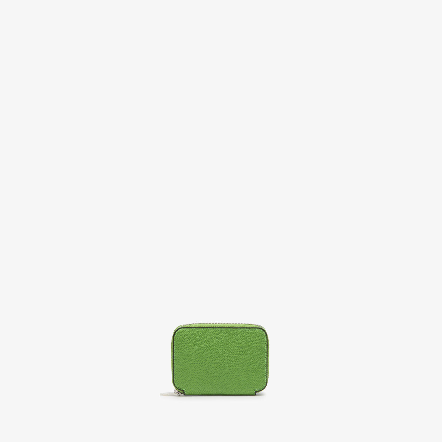 Women's Green Leather zipped card holder | Valextra Zip Around
