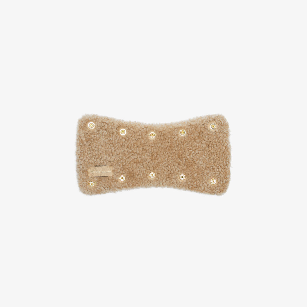 Iside Fur Handle Cover - Cachemire Beige - Vitello VS-Montone - Valextra - 4