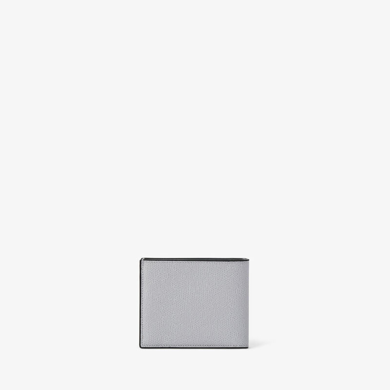 Wallet 4Cc With Coin Holder - Stone Grey - Millepunte calf leather - Valextra - 3