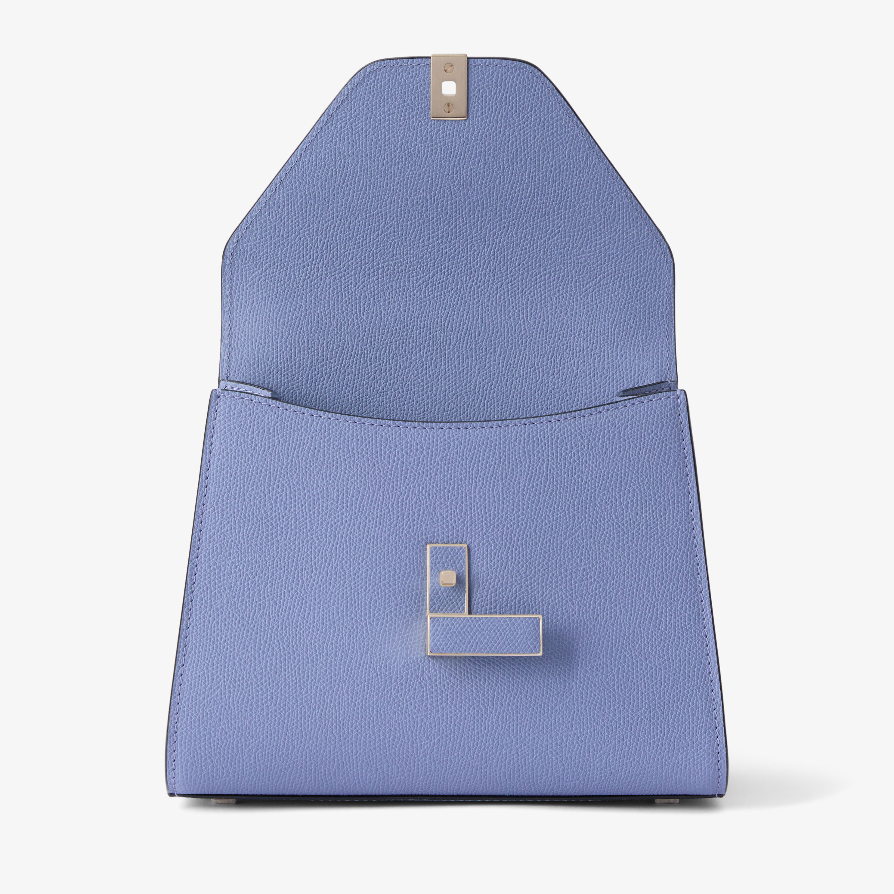 bbyaywaterr:Valextra: 薄型メッシュパーティバッグ、 Women's Blue Luxury Leather Top Handle Mini Bag | Valextra Iside