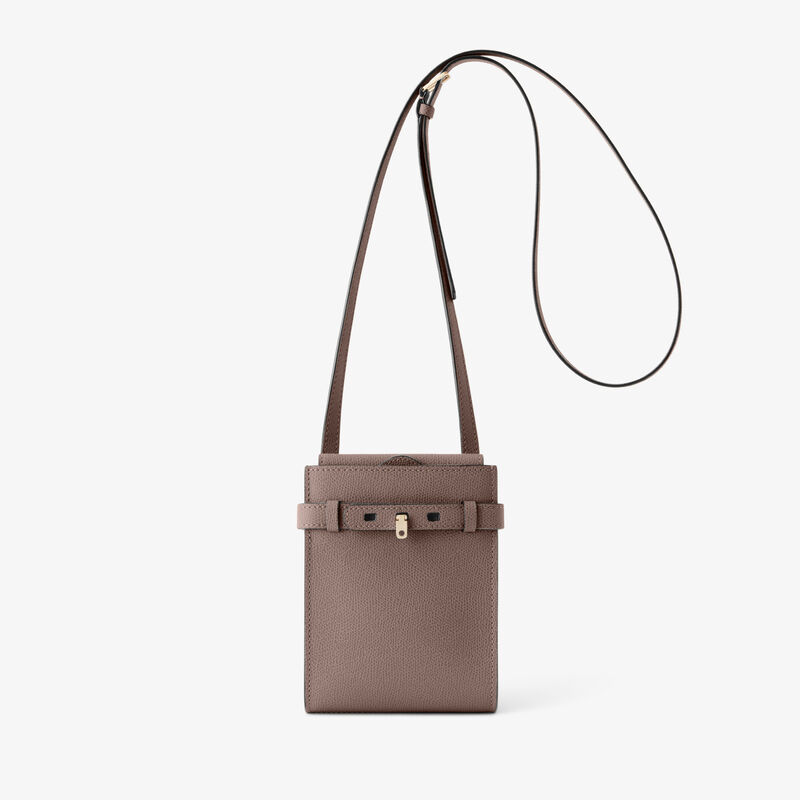 Brera B-Tracollina Slim Crossbody Micro Bag -  - Millepunte calf leather - Valextra - 1