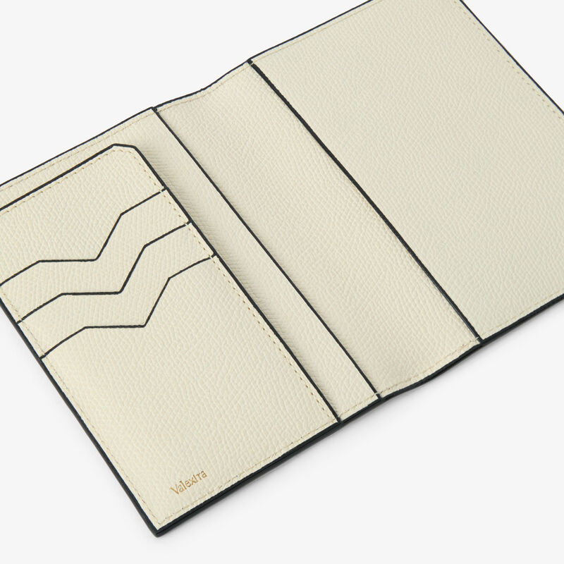 Passport Holder 3CC - Pergamena White - Millepunte calf leather - Valextra - 2
