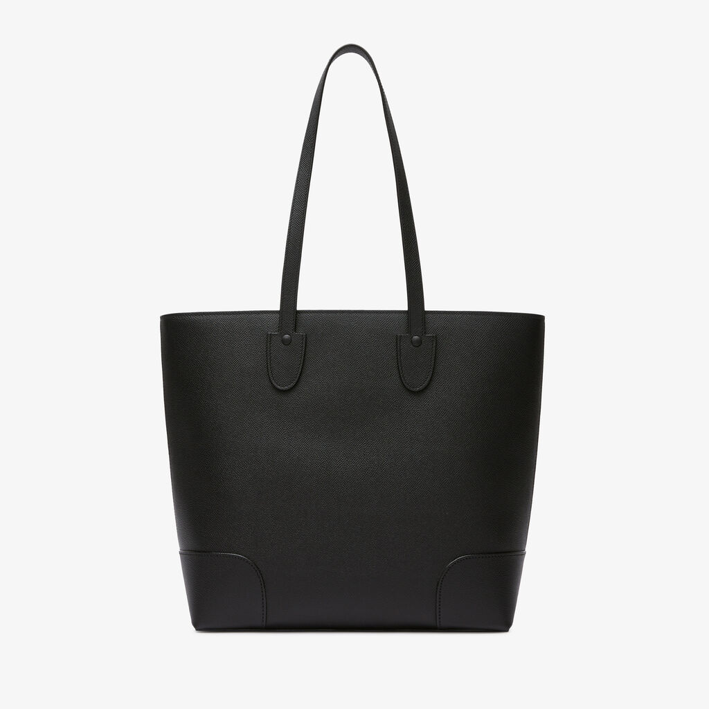 Babila Tote Mini Bag - Black - Millepunte Soft calf leather - Valextra - 1