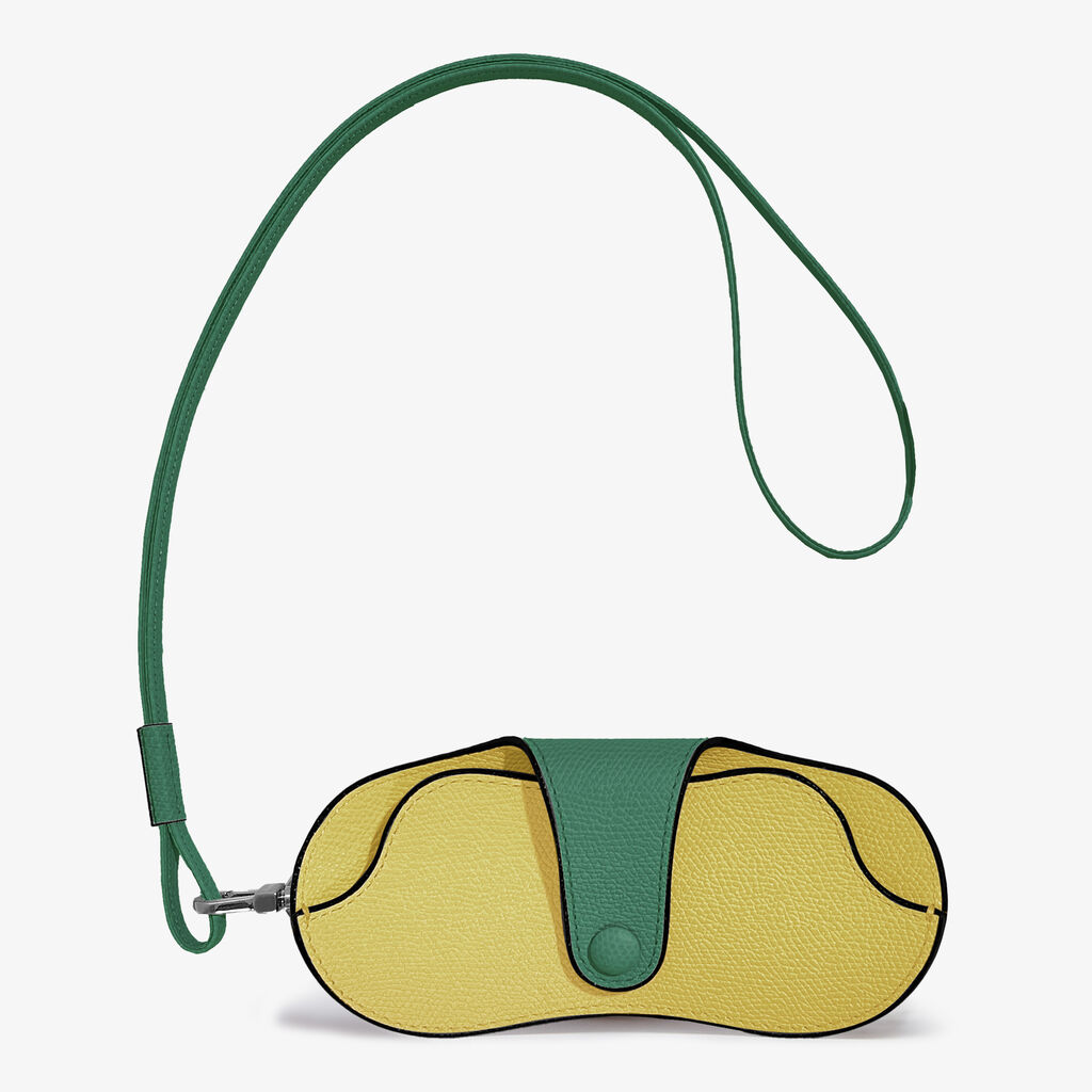 Customised glasses Case with lanyard -  - Vitello VS - Valextra - 1