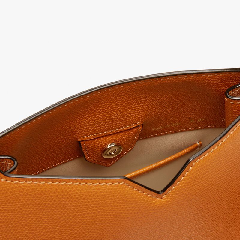 Hobo Weekend Mini Bag - Havana Brown - Millepunte calf leather - Valextra - 3