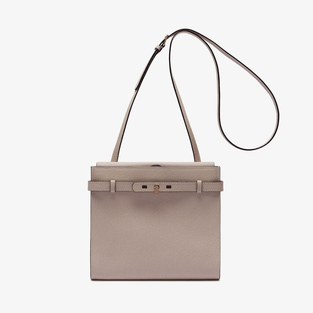 Valextra Borsa tracolla da Donna in Pelle Rosa Nude | Valextra Brera