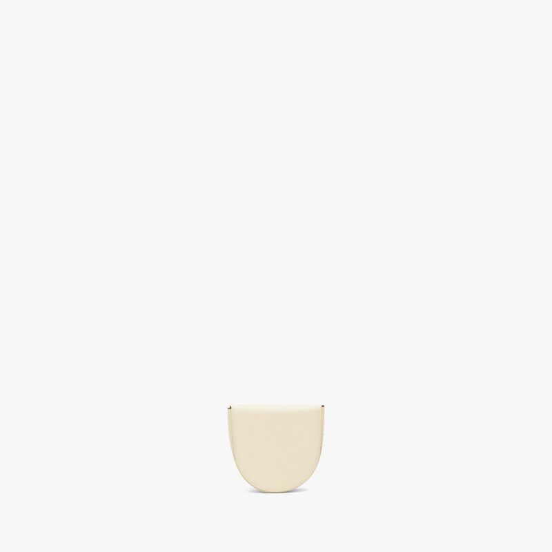 Tallone Coin Purse - Pergamena White - Millepunte calf leather - Valextra - 1