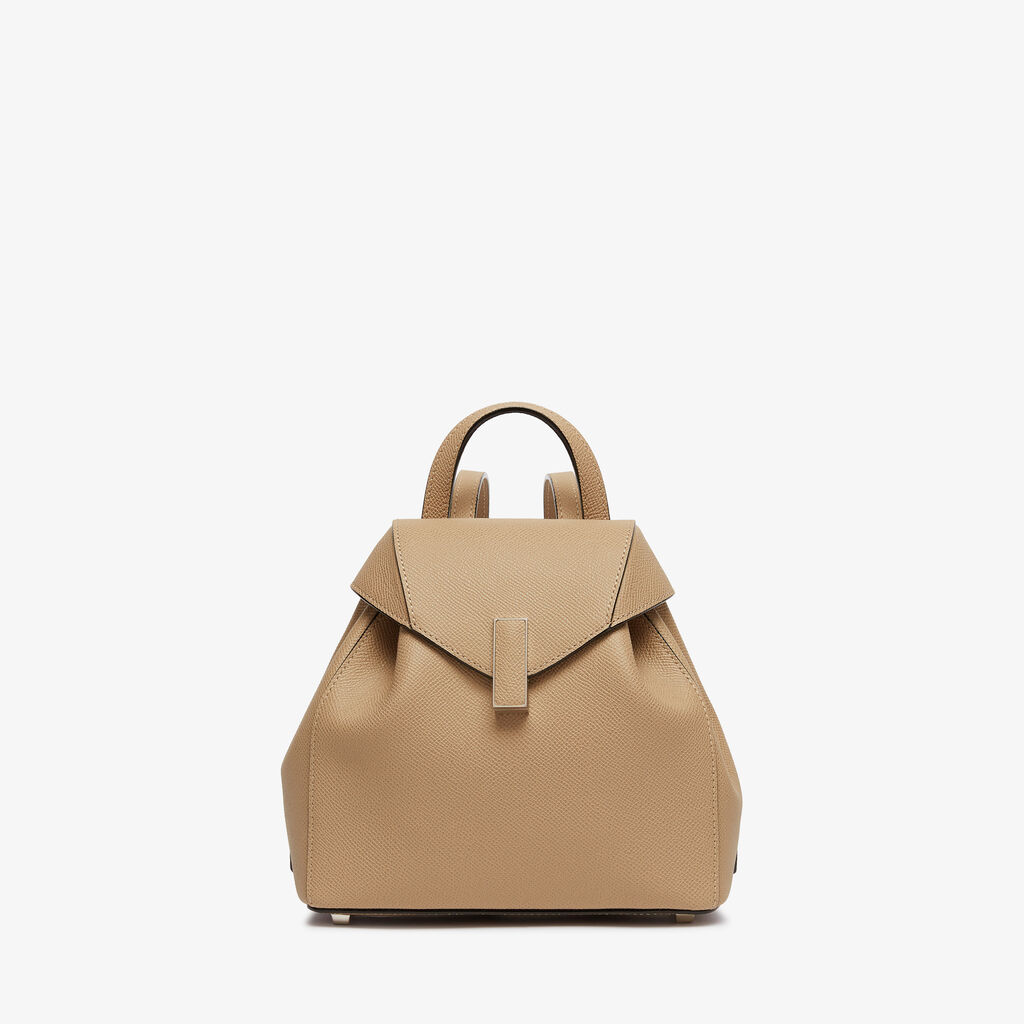 Iside Backpack Mini - Cashmere Beige - Vitello Millepunte Soft - Valextra - 1