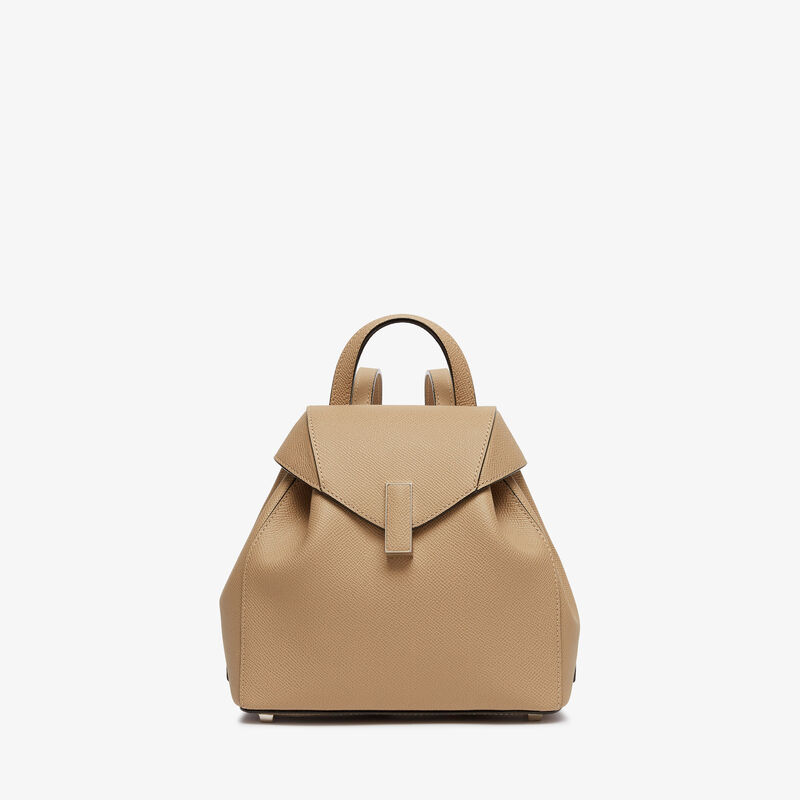 Iside Backpack Mini - Cashmere Beige - Millepunte Soft calf leather - Valextra - 1