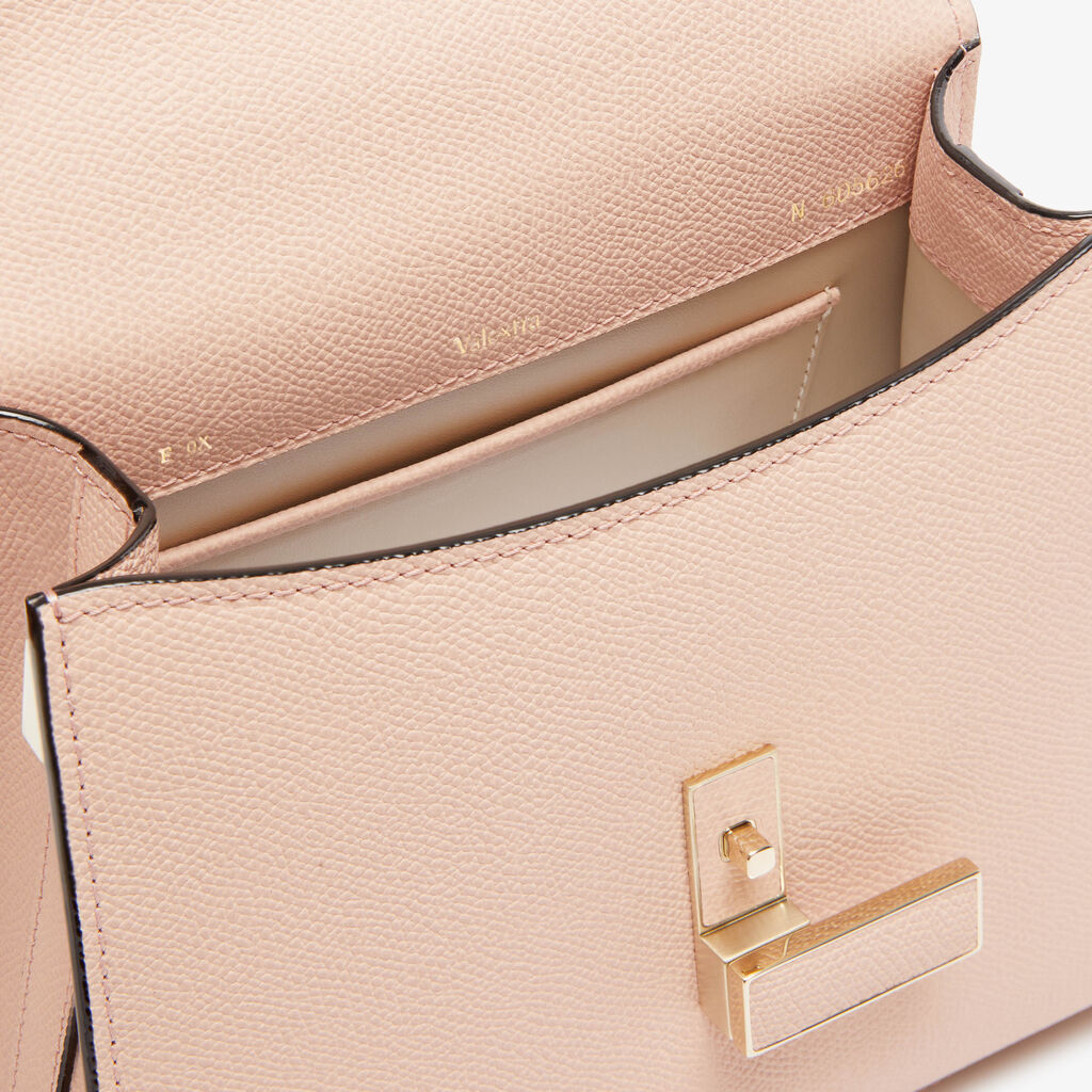 Iside Top Handle Mini Bag - Bonne Mine Pink - Vitello VS - Valextra - 2