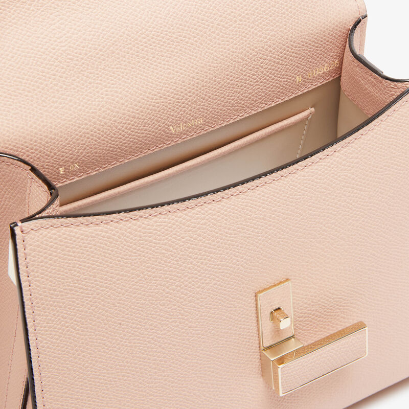Iside Top Handle Mini Bag - Bonne Mine Pink - Millepunte calf leather - Valextra - 2