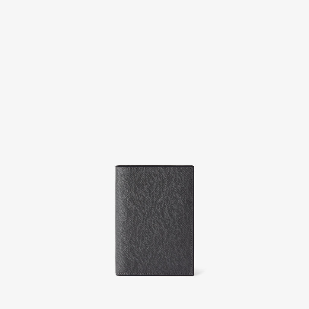 Passport Holder 3CC - Smokey Grey - Vitello VS - Valextra - 1