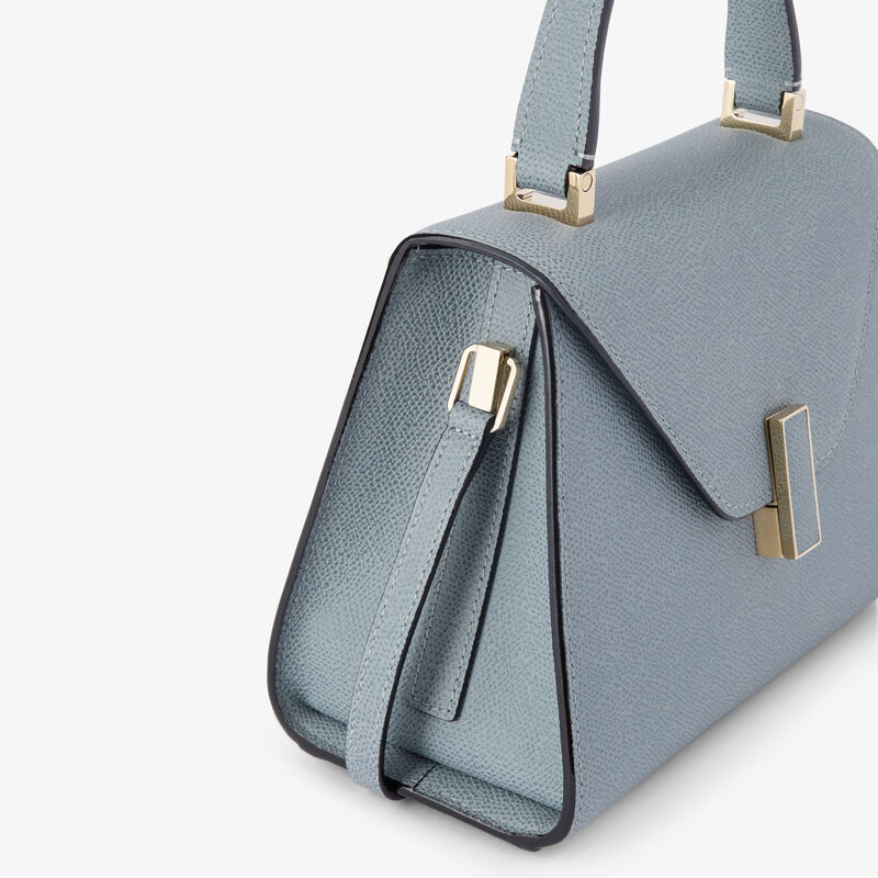 Iside Top Handle Mini Bag - Niagara Blue - Millepunte calf leather - Valextra - 3