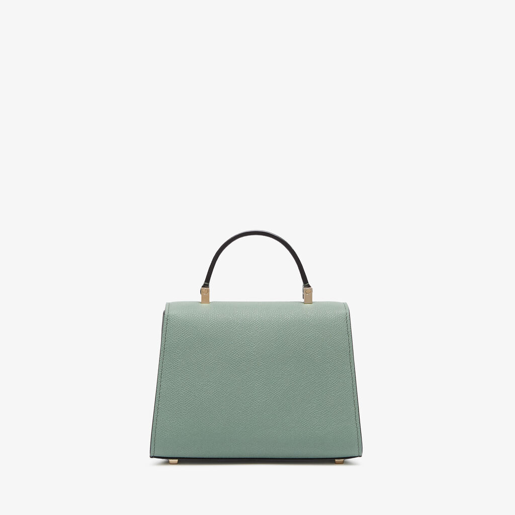 Iside Crossbody Micro bag - Eucalyptus Green - Vitello VS - Valextra - 6