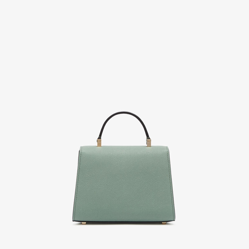 Iside Crossbody Micro bag - Eucalyptus Green - Millepunte calf leather - Valextra - 6