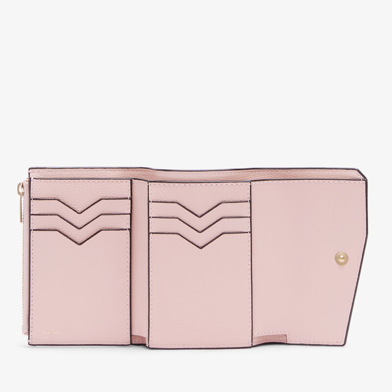 Pocket Purse 6CC - Peony Pink - Millepunte calf leather - Valextra - 5