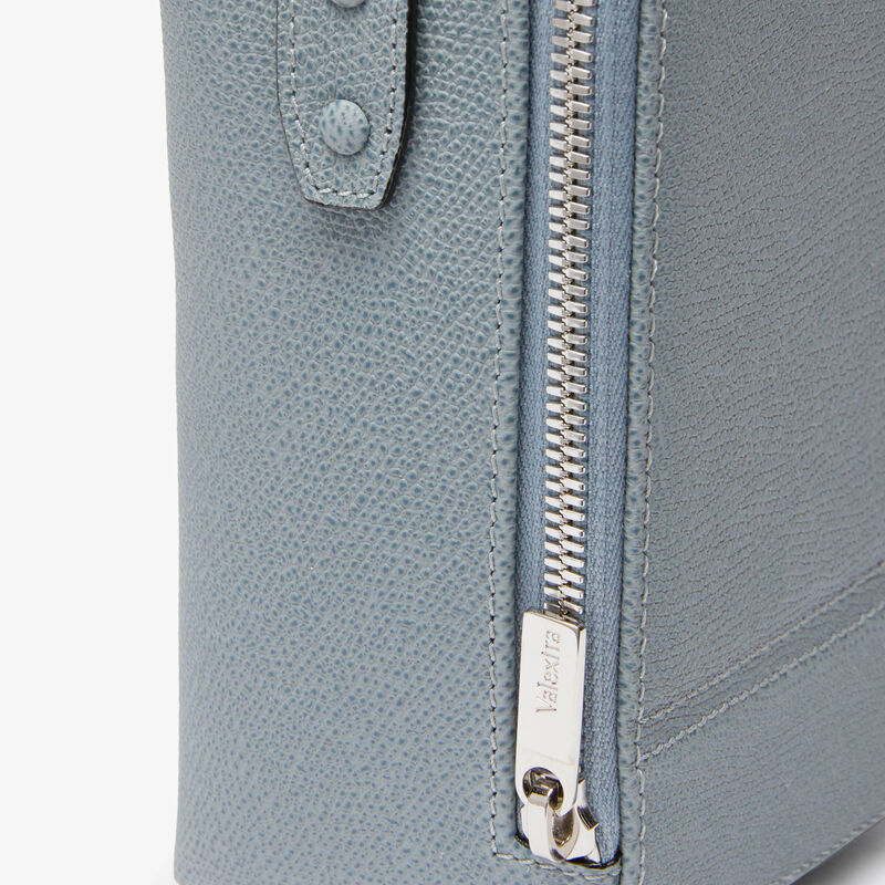 Tric Trac Bag - Niagara Blue - Millepunte calf leather - Valextra - 4