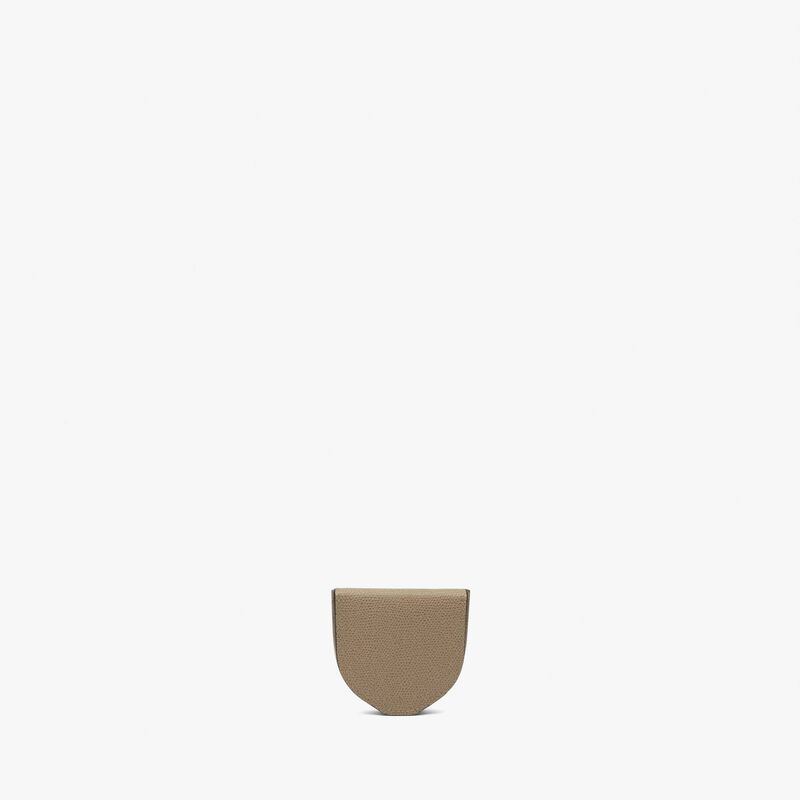 Tallone Coin Purse - Oyster Brown - Millepunte calf leather - Valextra - 3