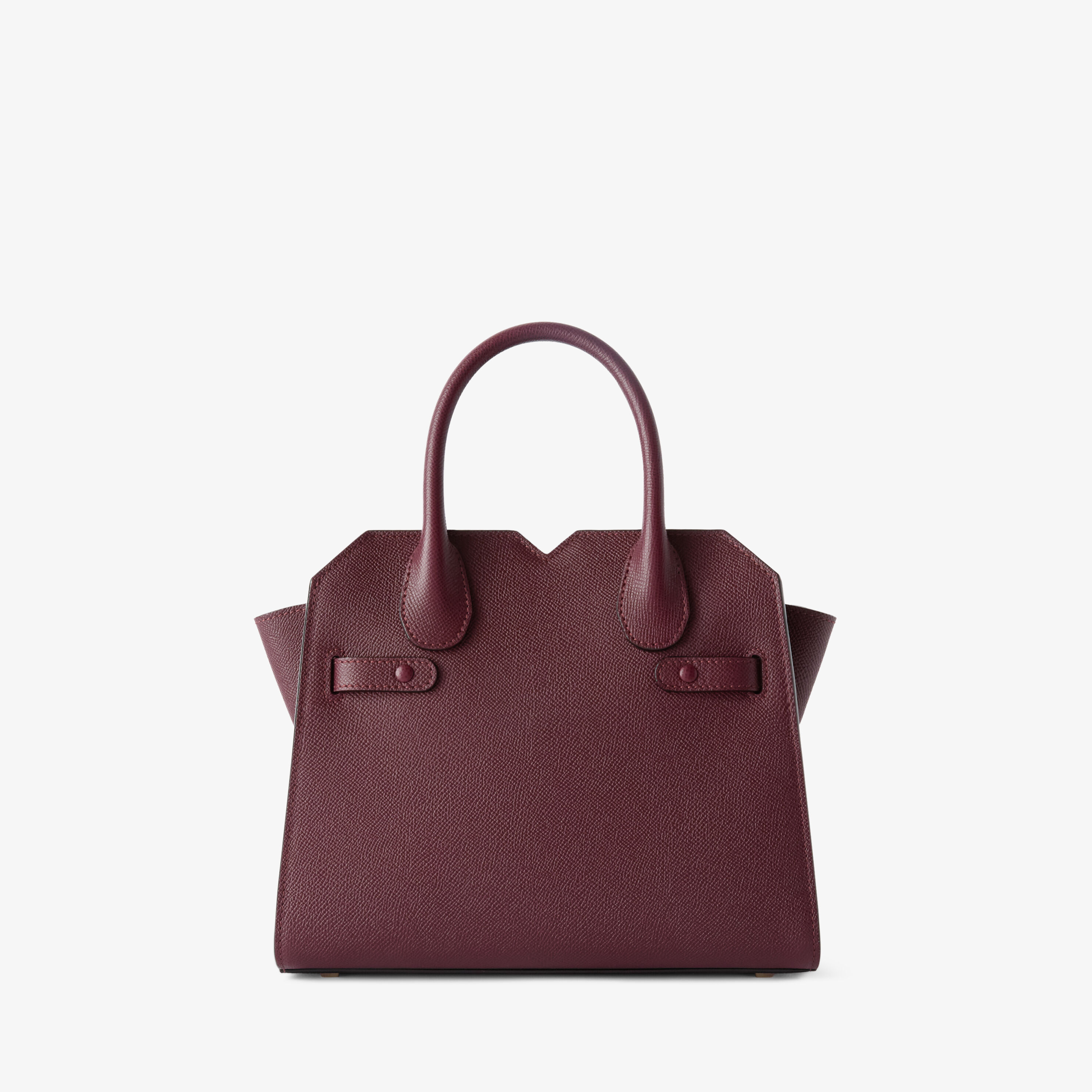 Women's Red Luxury Grained Leather Two Handles Mini Bag | Valextra