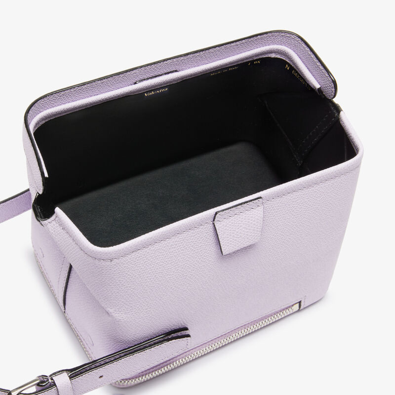 Tric Trac Bag - Wisteria Pink - Millepunte calf leather - Valextra - 3