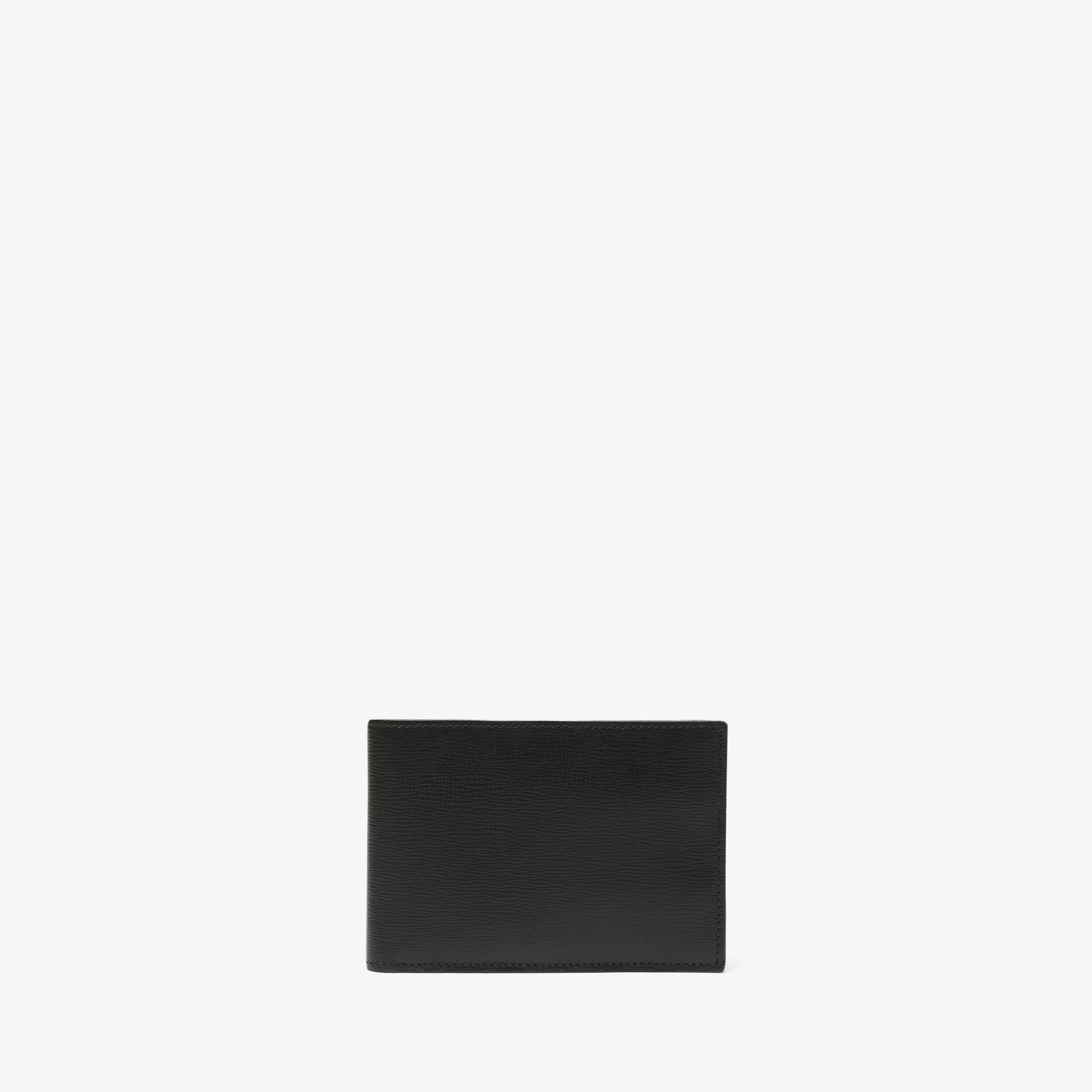 Black Leather crafted wallet with card slots | Valextra