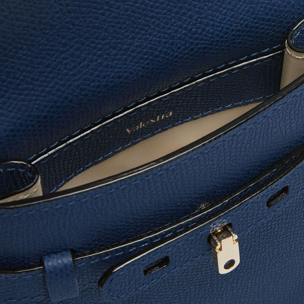 Borsa a tracolla Brera B-tracollina Slim Micro - Blu Zaffiro - Vitello VS - Valextra - 2