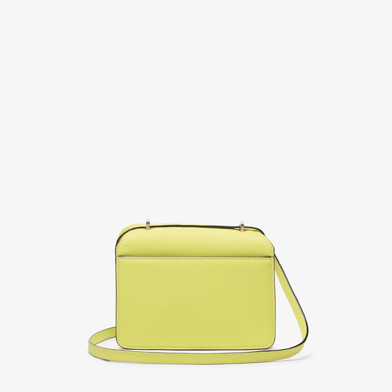 Nolo Crossbody Mini BAG - Citrine Yellow - Vitello VS - Valextra - 7