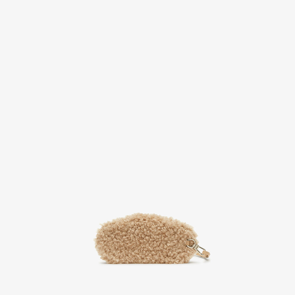 Porta Occhiali Con Tracolla Montone - Beige Cashmere - Vitello VS-Montone - Valextra - 4