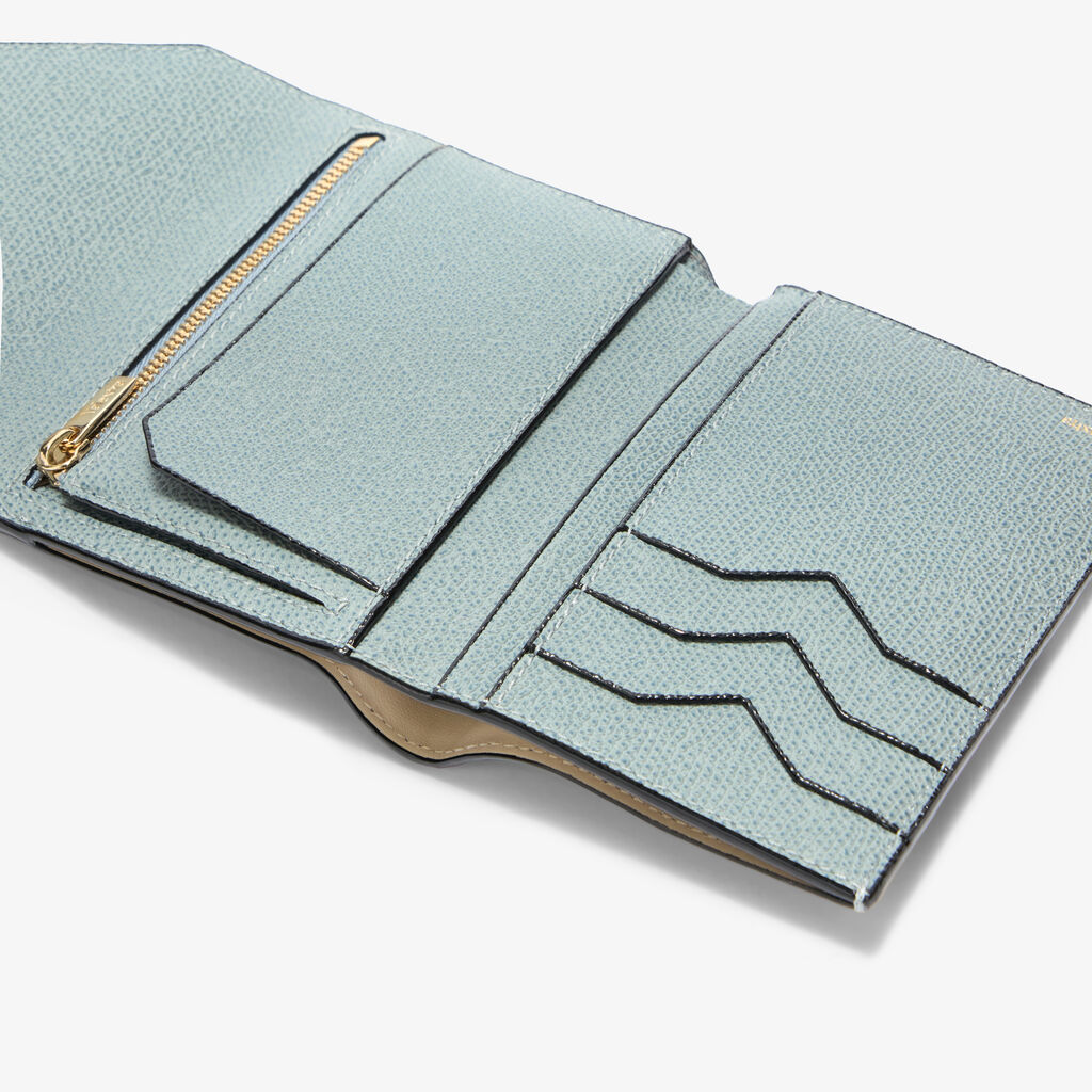 Lily Iside Fold Wallet -  - Vitello VS-Intarsio+Ricamo Giglio - Valextra - 2