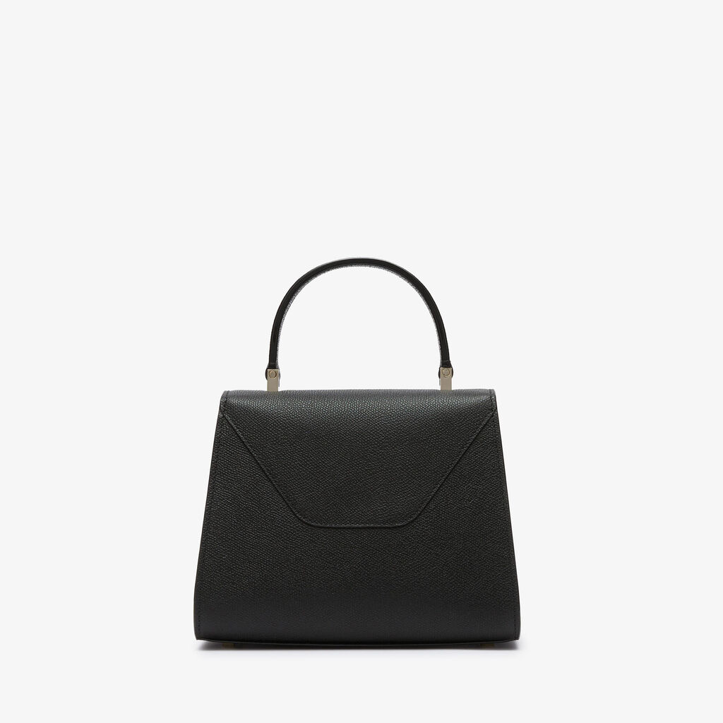 Borsa a Mano Iside Mini - Nero - Vitello VS - Valextra - 6