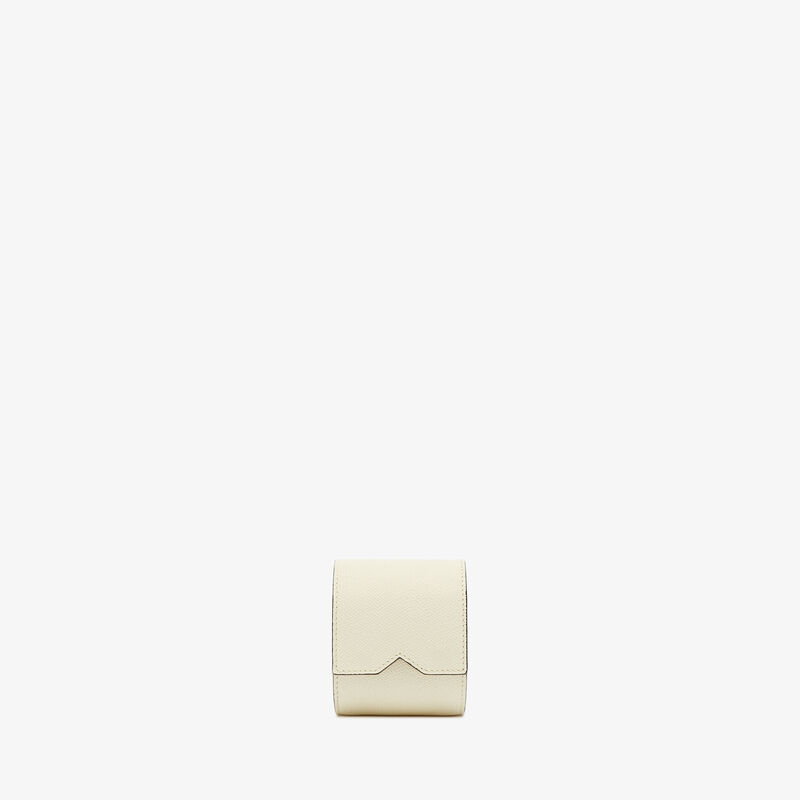 Single Watch Case - Pergamena White - Millepunte calf leather - Valextra - 1
