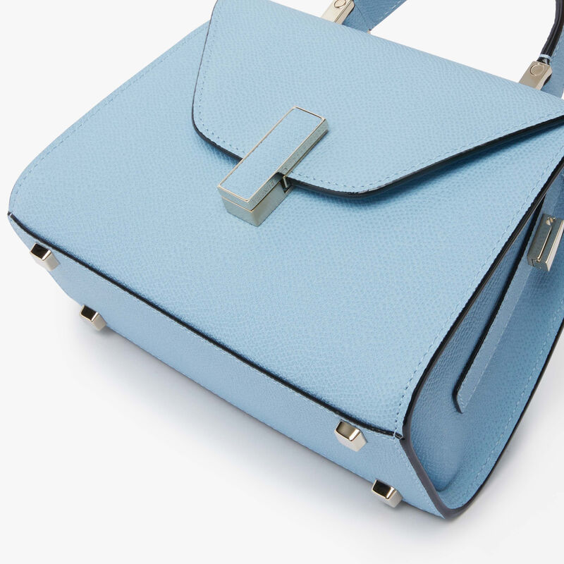 Iside Crossbody Micro Bag - Cerulean Blue - Millepunte calf leather - Valextra - 5
