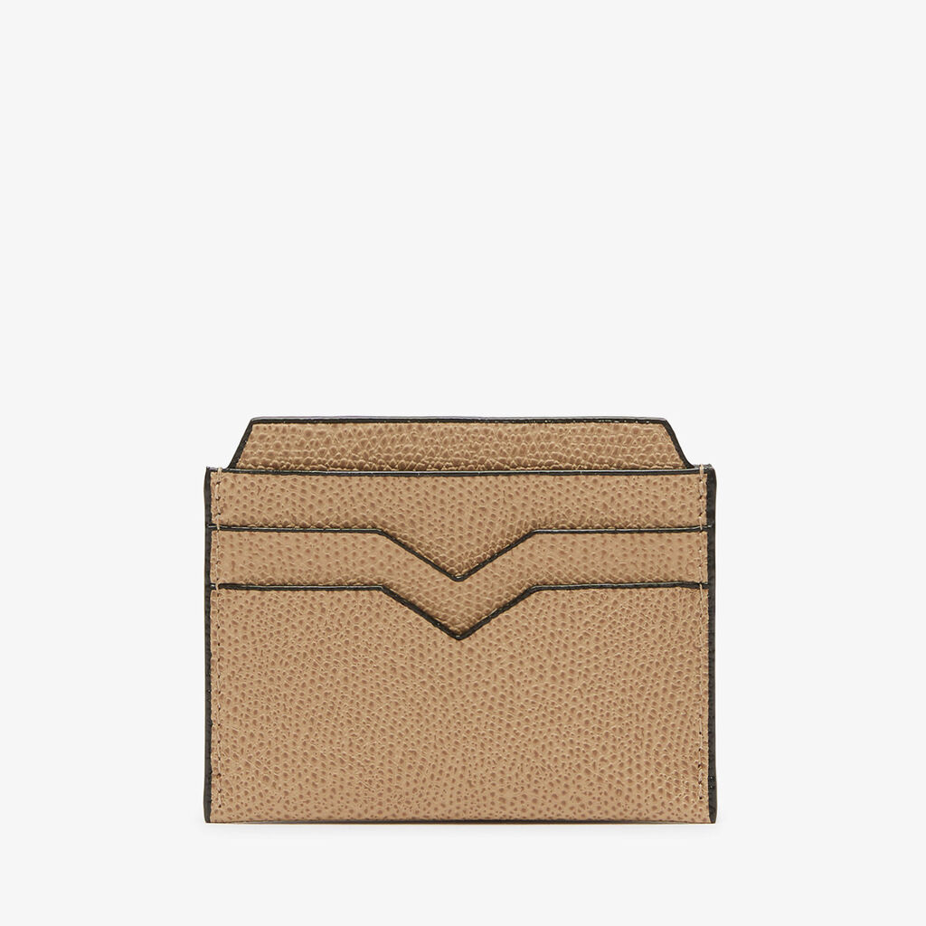 4CC Card Case - Cashmere Beige - Vitello VS - Valextra - 5