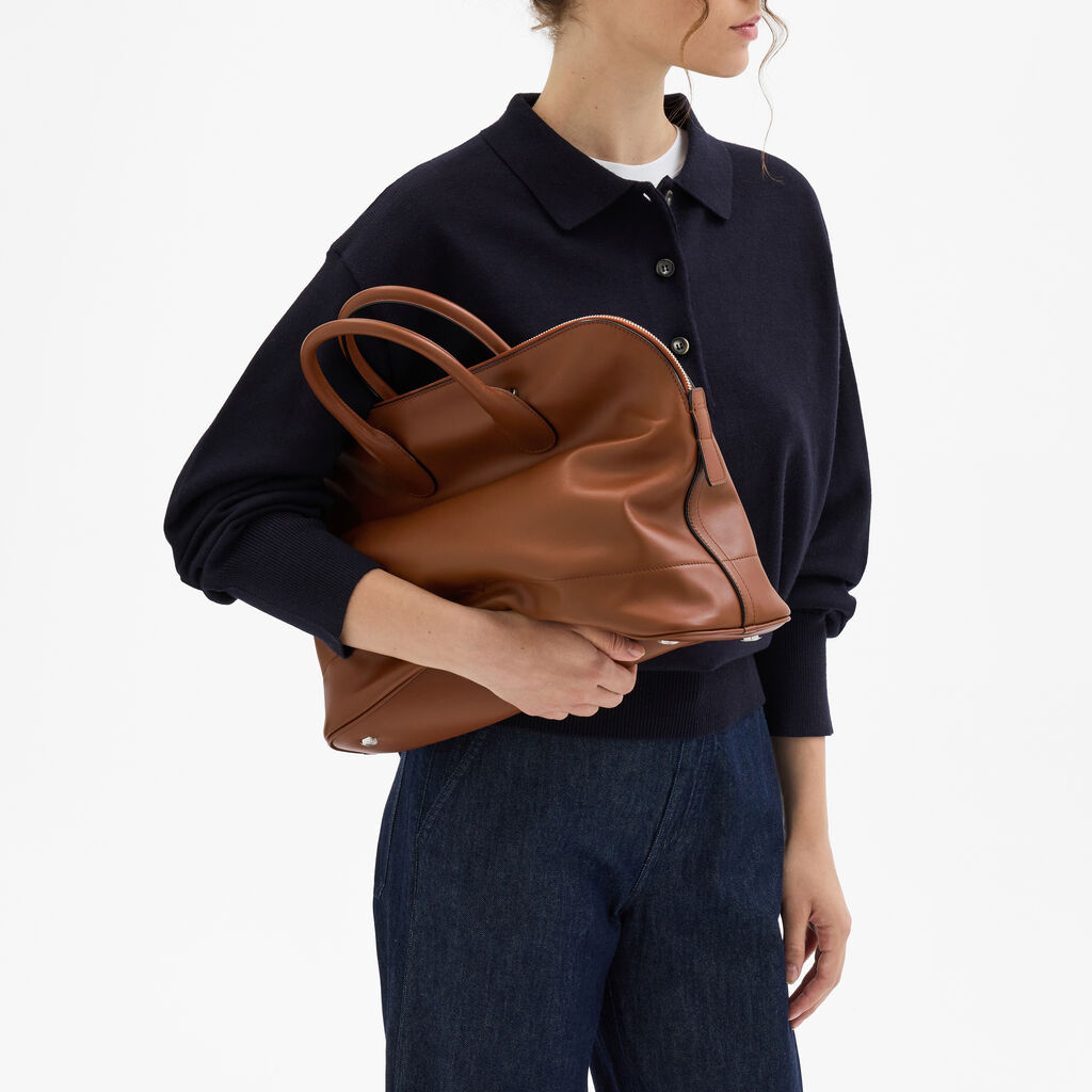 MyLogo Sublime Bowling Medium Bag - - Vitello Sasha - Valextra - 2