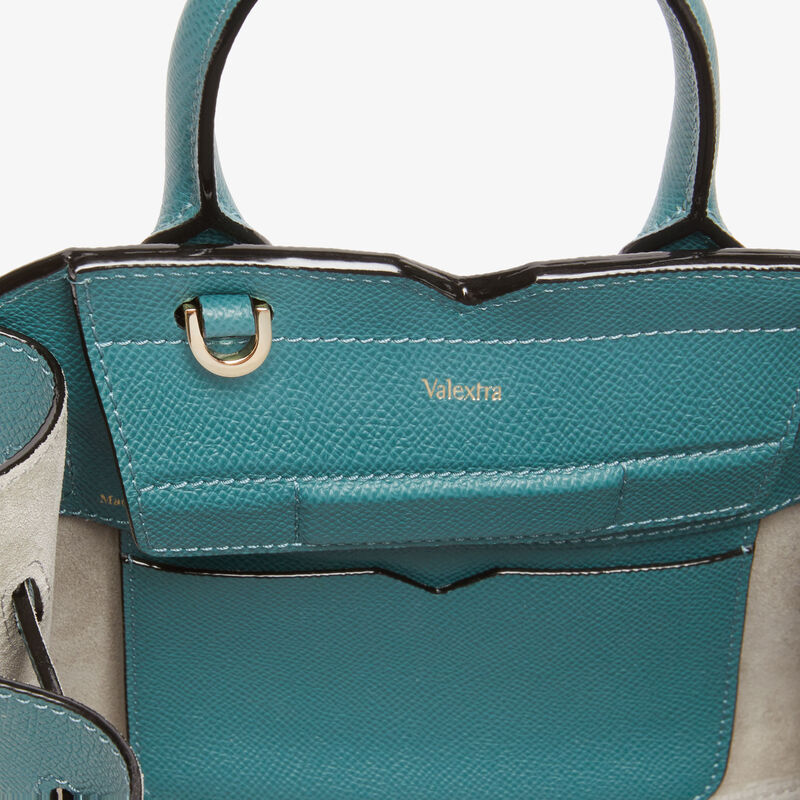 Milano Crossbody Micro Bag - Bottle Green - Millepunte Soft calf leather - Valextra - 7