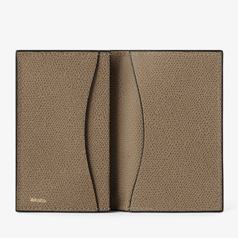 Card Case Onda - Oyster Brown - Millepunte calf leather - Valextra - 5