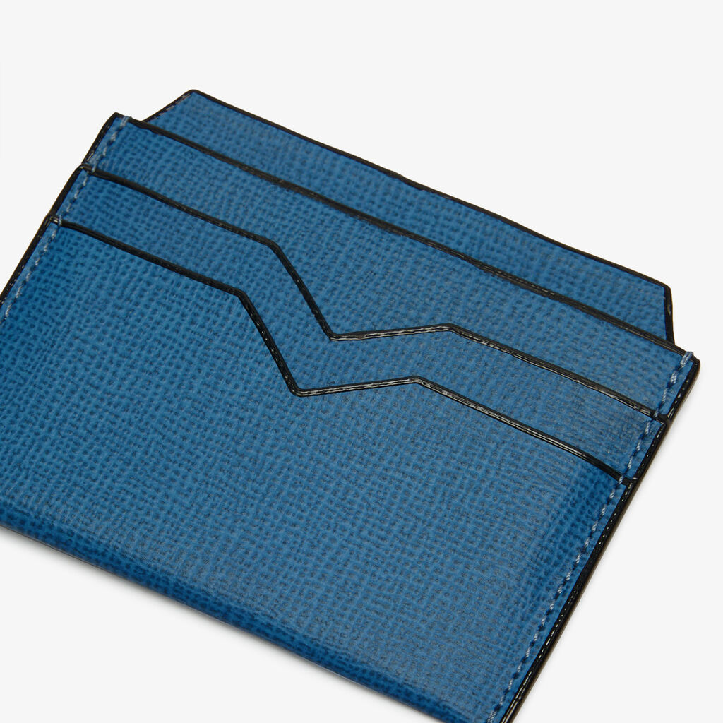 4CC Card Case - Cobalt Blue - Cuoio VL - Valextra - 2