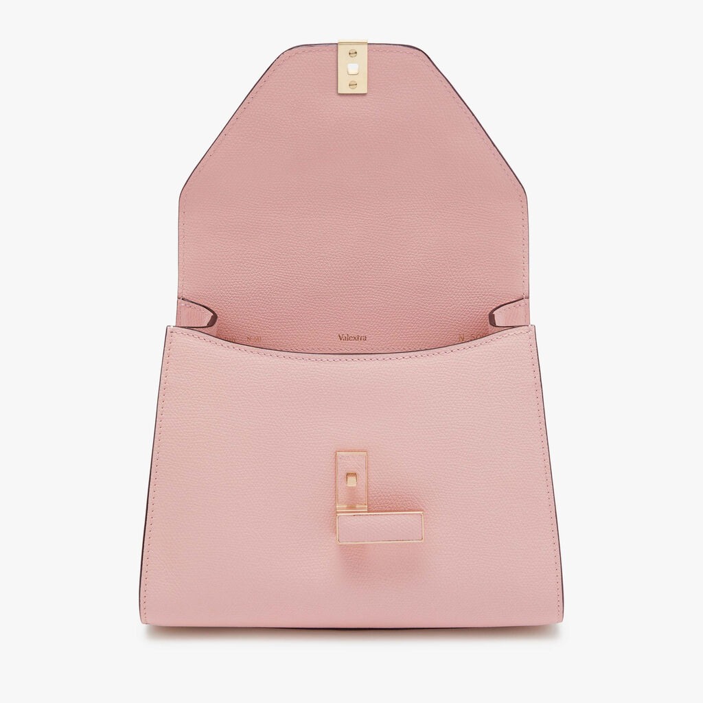 Iside Top handle mini bag - Peony Pink - Vitello VS - Valextra - 7