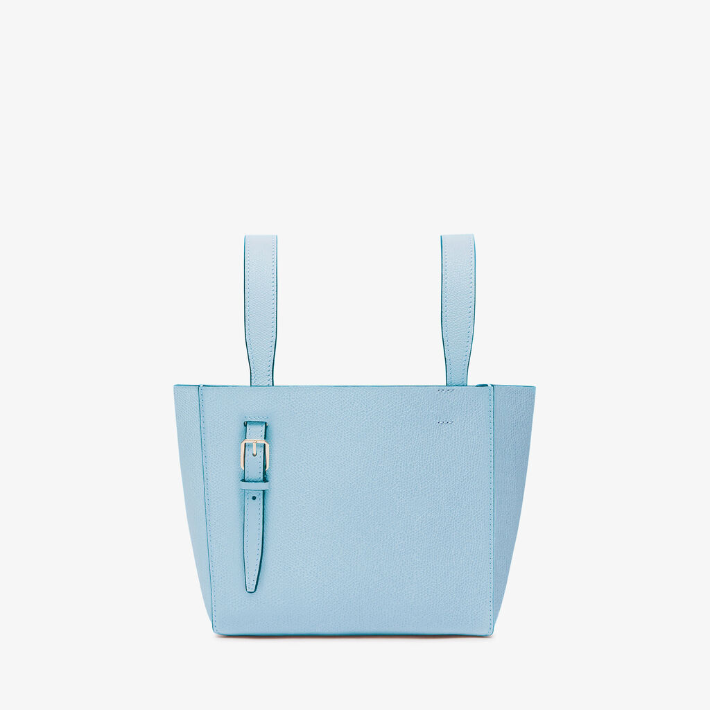 Borsa a Secchiello Soft Micro - Blu Ceruleo - Vitello VS - Valextra - 6