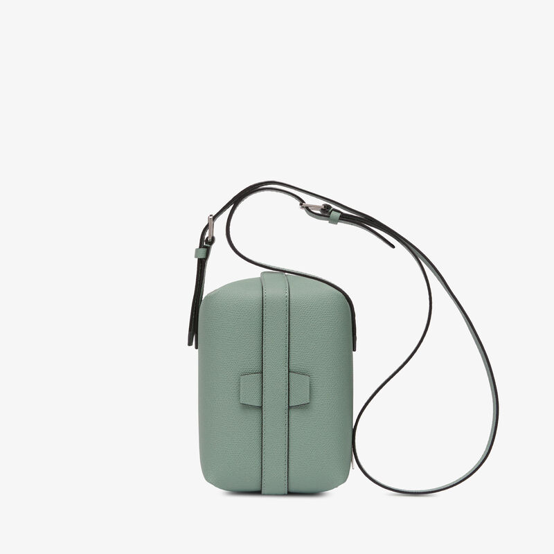 Tric Trac Bag - Eucalyptus Green - Millepunte calf leather - Valextra - 1